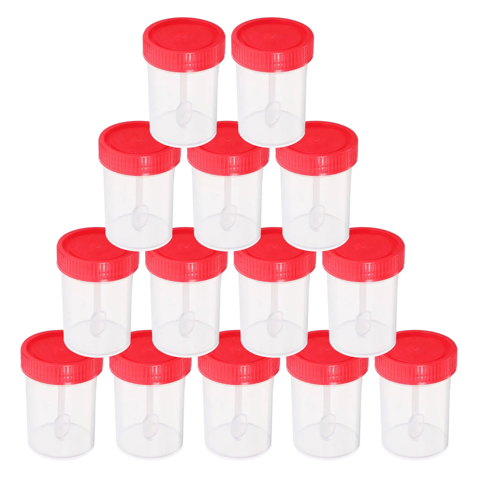 

50 Pcs 40ml Leak Proof Specimen Specimen Container Sampling Cup Containers for Laboratory Testing Sample Preparation