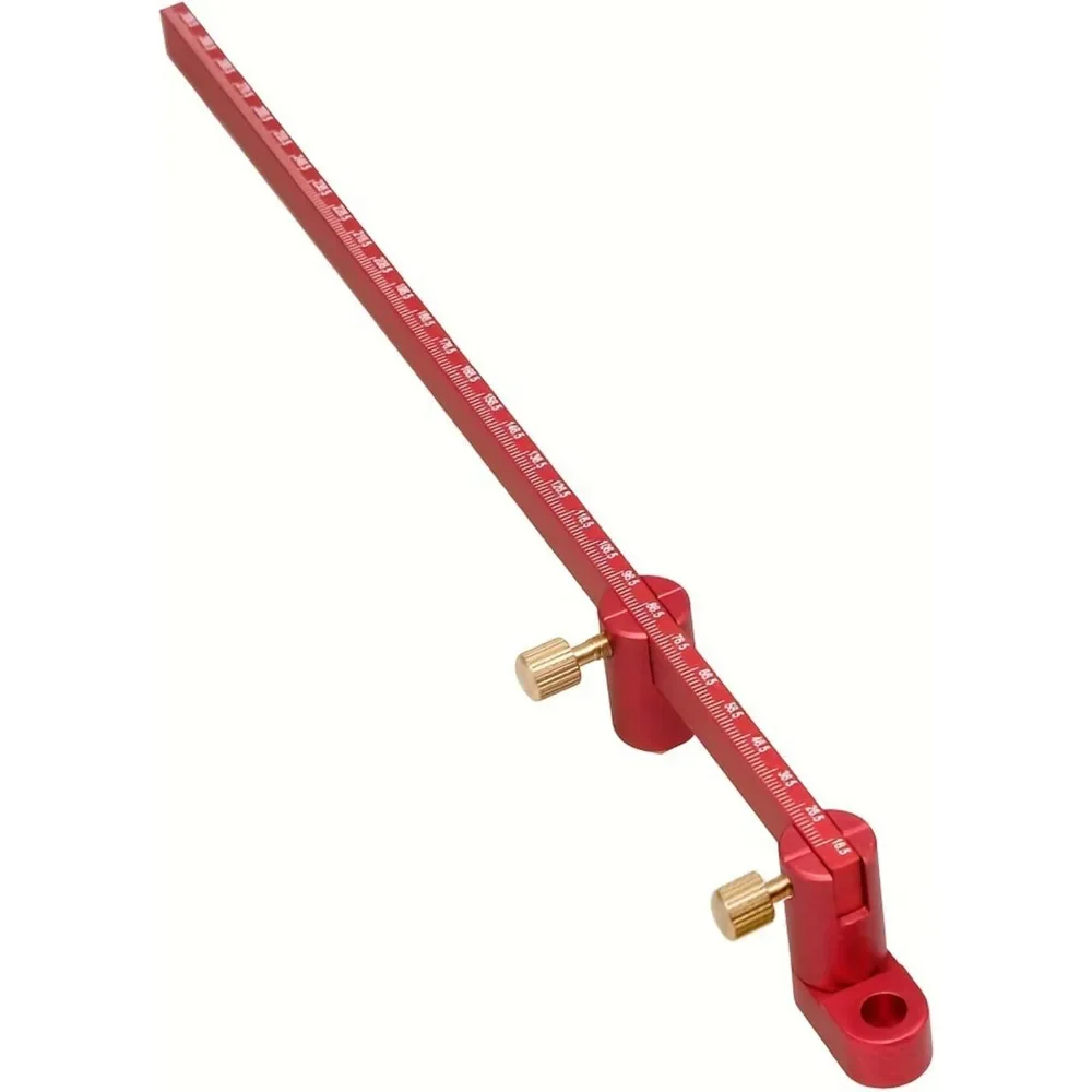 12 Inch 300mm Woodworking Beam Compass Trammel Points Large Circle Maker Scribing Tool for Carpentry Drawing Arc Radius