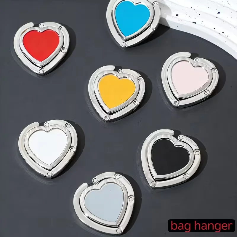 Desktop Metal Hook Bag Holder, with a Load Capacity of 22.05 LB. Made of Durable Metal Material, with a Leather-like Style.