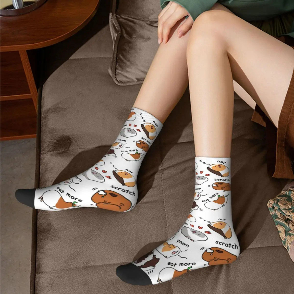 New Women Socks Guinea Pig Daily To Do Lis Merch Comfortable Funny Guinea Pig High Quality Socks All Seasons