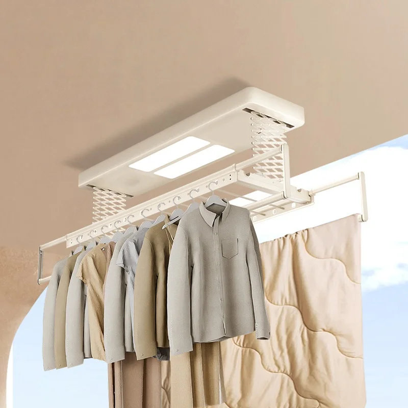 Dual   lighting intelligent voice remote control voice control automatic lifting drying sterilization    drying rack