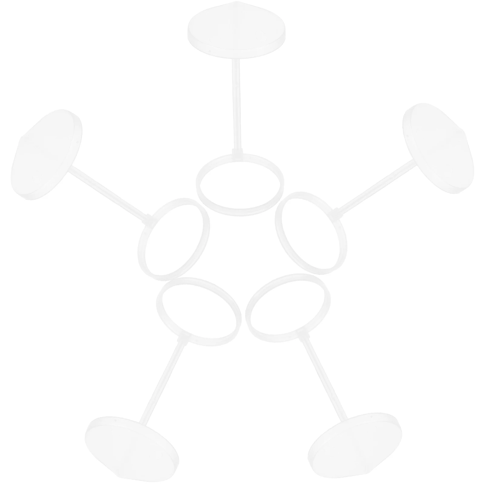 

5Pcs Mist Maker Splash Guards for Humidifier Water Fountain Rockery Stable Structure Not Easy to Tip Over Splash-Proof Bracket