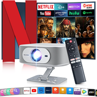 Salange Netflix Projector P92MAX Smart Android 13 1080P BT5.2 WiFi6 12000L Electronic Focus Auto Keyston 4K Movie HD Home Cinema