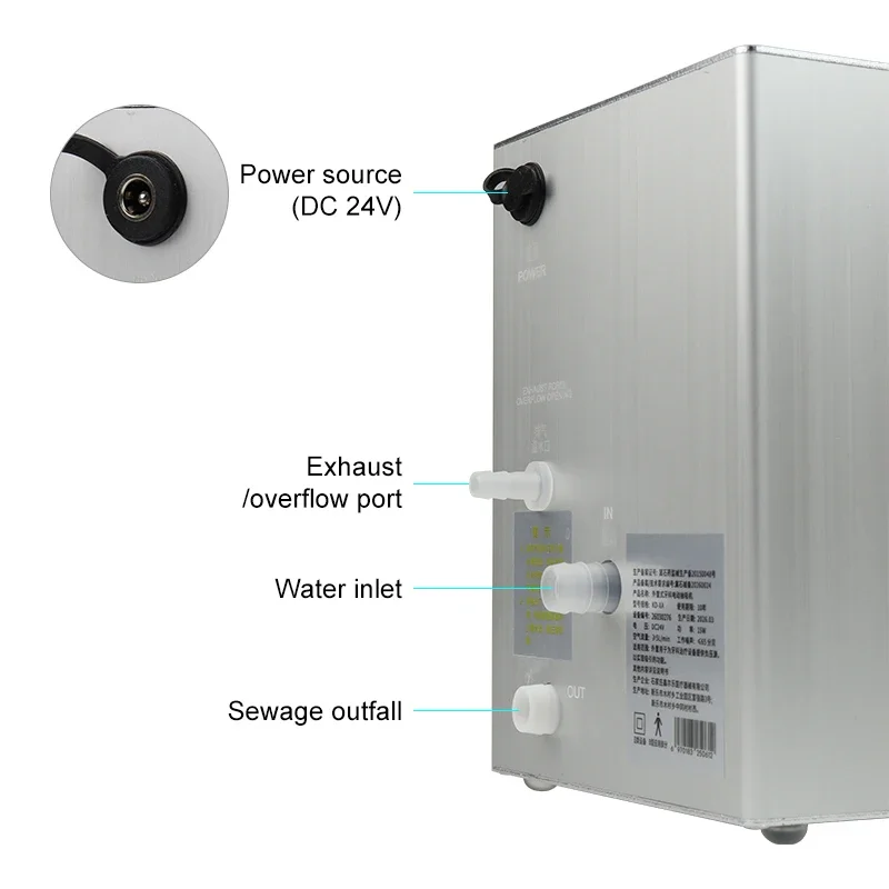VVDental Protable Dental Micro Negative Pressure System Sucks Out Dust and Water Mist Debris for Dental Chair Treatment