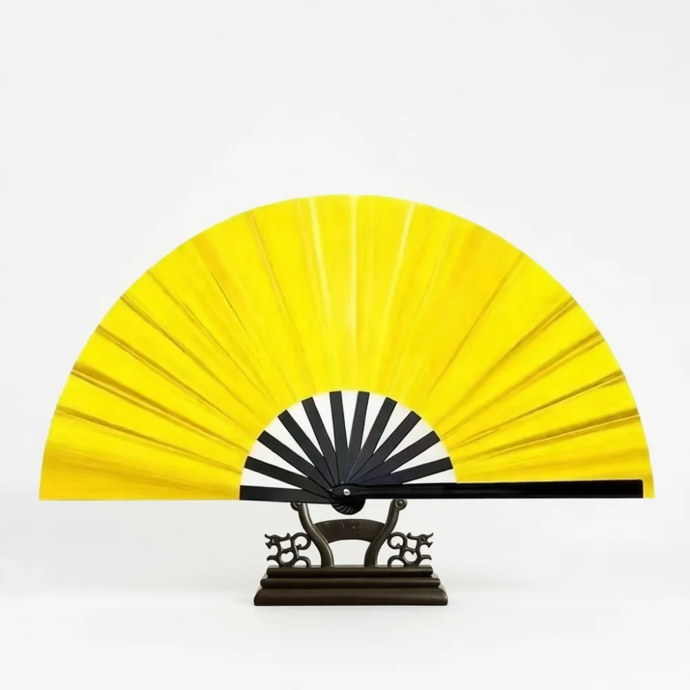 Tai Chi Kung Fu Fan Martial Arts Folding Fan Chinese Style Dance Performance Stage Exercise Bamboo Plastic Sport Tool