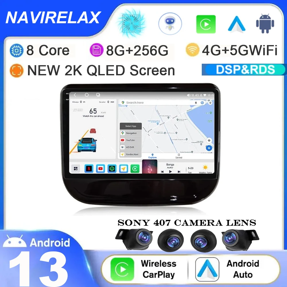 

9" Android 13 For Changan Chana CS55 Car Multimedia Video Player Radio Stereo GPS Navigation Audio Autoradio DVD 2 Din Recorder