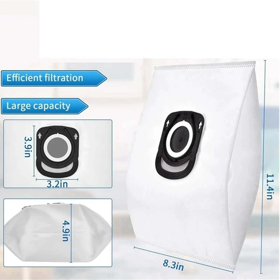 For Rowenta ZR200720 Hygiene + (Hygiene Plus) Vacuum Cleaner high efficiency Dust Bag Dust collection bag Set Replacement