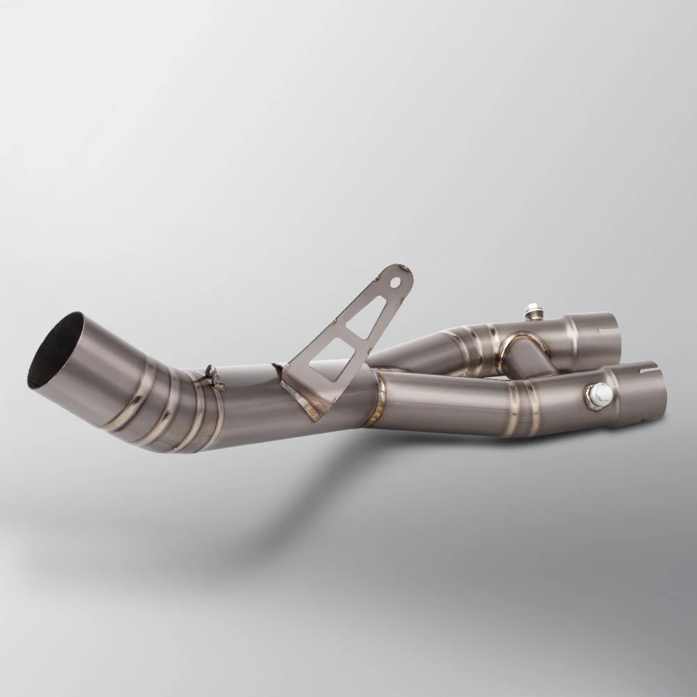 For YZF R1 R1M MT10 2015-2024 Motorcycle Exhaust Modify Middle Pipe Fits 60MM Muffler