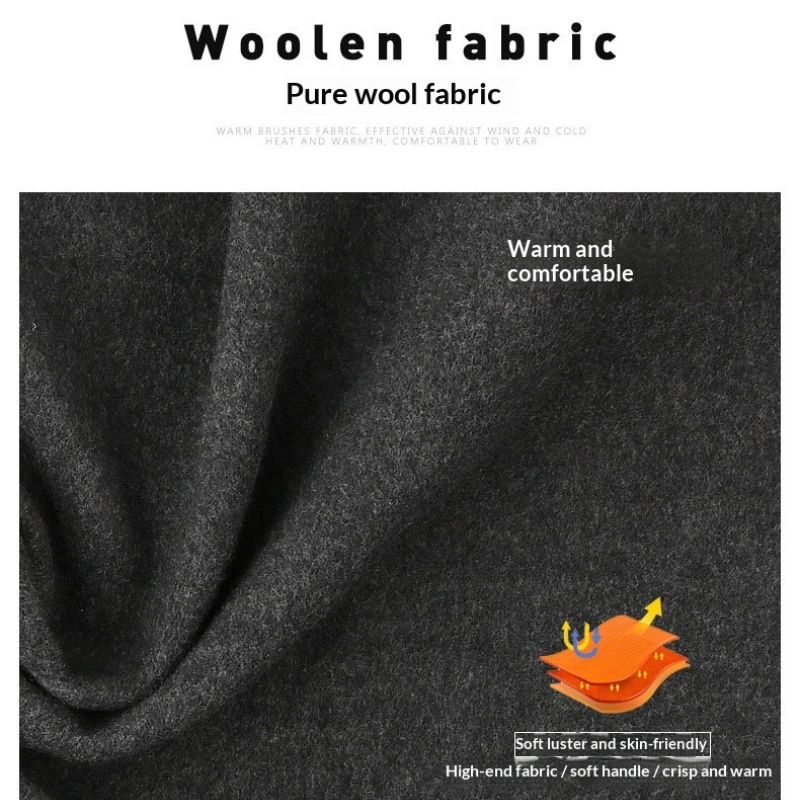 الخريف والشتاء في الهواء الطلق طوي سميكة الدافئة صوف الضأن بطة اللسان قبعة الأذن الصوفية #6