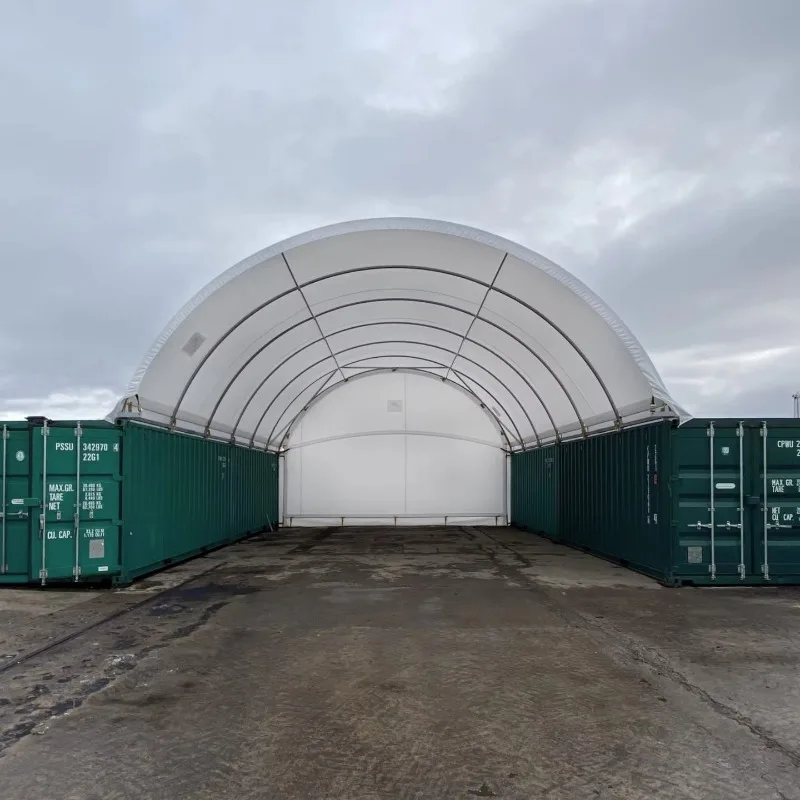 Prefabricated Carport Storage Tent Container Shelter Outdoor Portable Garage for Vehicle Storage