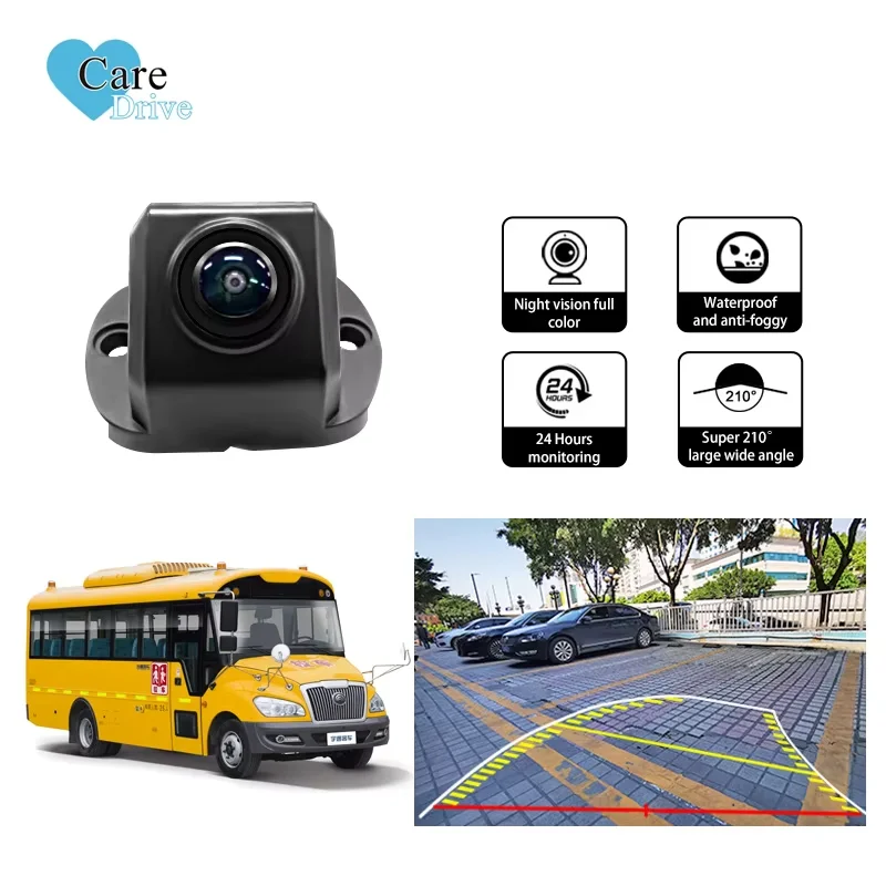 

Alwaycare Industrial 360 AVM Super Wide Angle 1080P HD Night Vision Waterproof Wireless Monitor School Bus Backup Camera