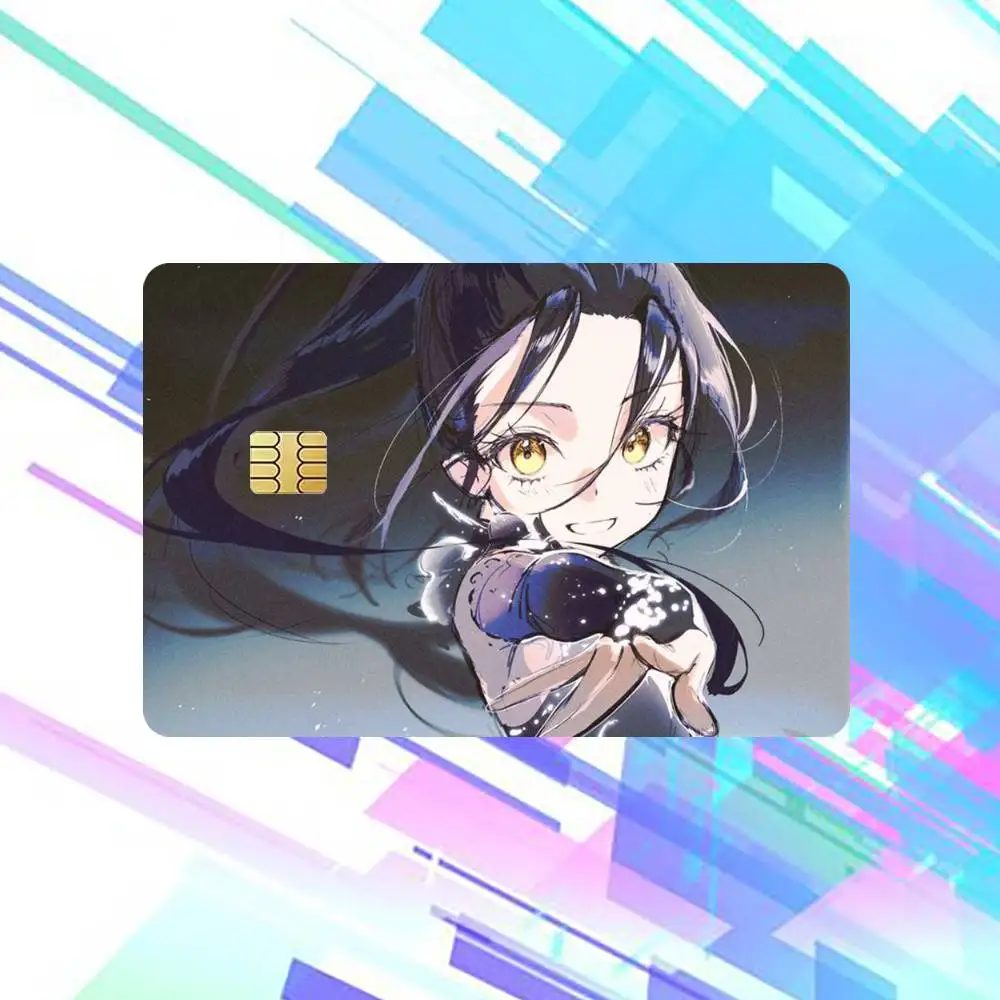 Hikaru Tsurumaikad Medalist Anime Sticker Film Tape Skin for Credit Card Debit Card Waterproof Stickers