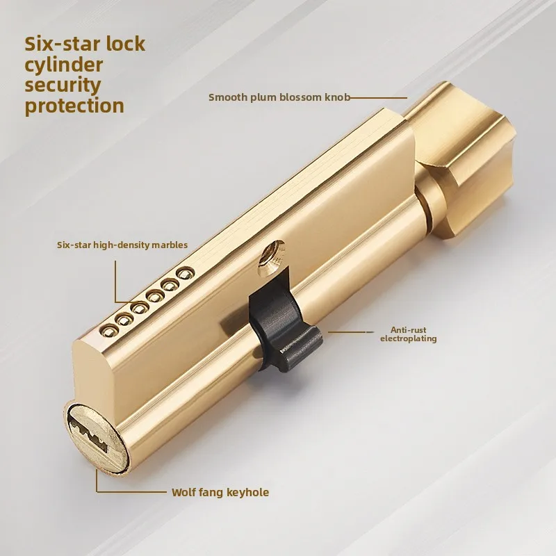 النمط الأوروبي كتم قفل باب الغرفة مقبض موضة مقابض الأبواب الداخلية قفل فاخر مضاد للسرقة قفل البوابة الأجهزة والأثاث