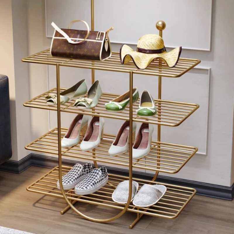 

Waterproof Design Shoe Cabinet Strong Beutiful Metal Storage Shoe Rack Space Saving Display Armario De Zapato Home Furniture