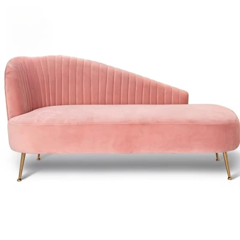 

Simple modern fashion flannel velvet chaise longue