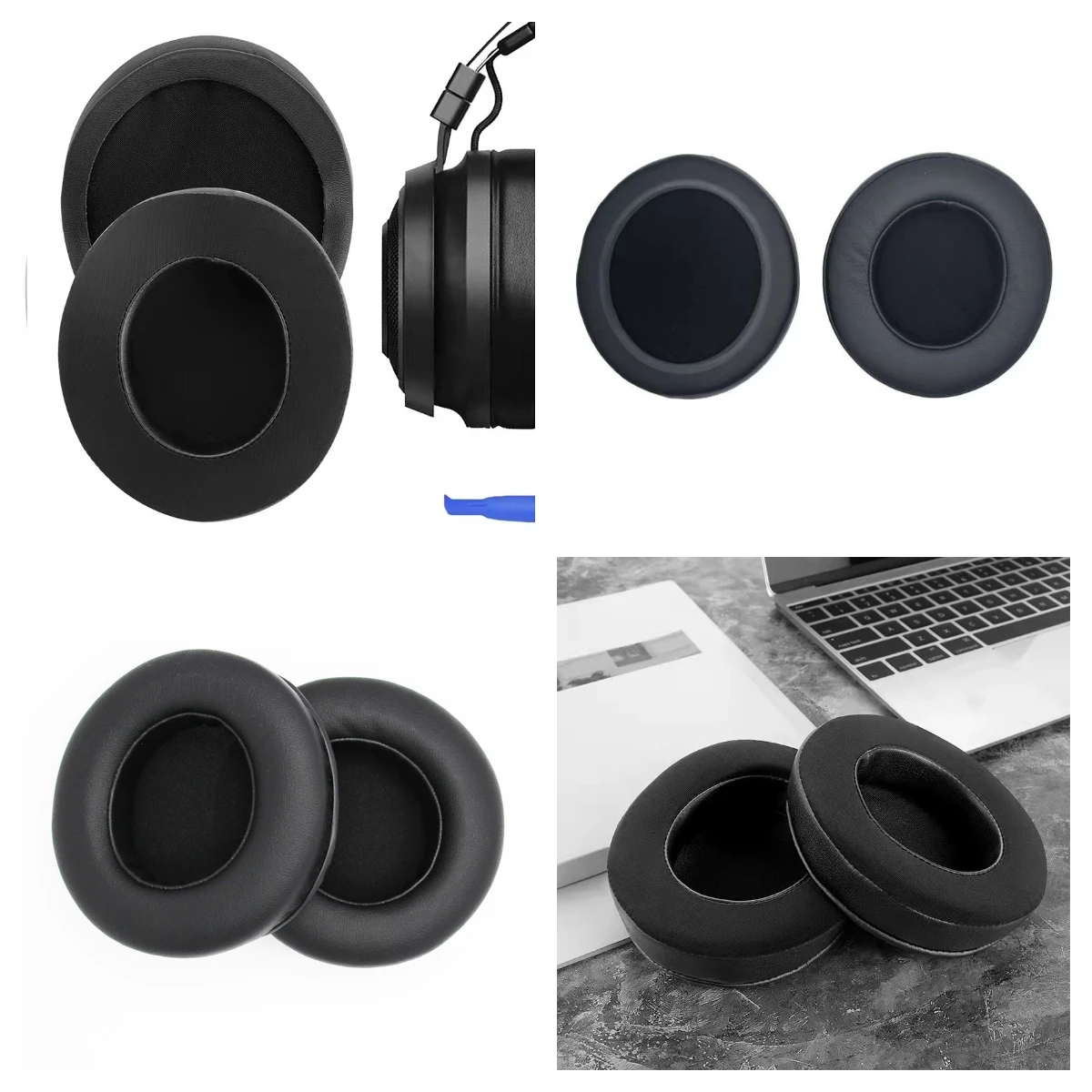 

Replacement Earpads Foam Ear Pads Cushions For Razer Kraken 7.1 Chroma V2 USB Gaming Headset Accessories