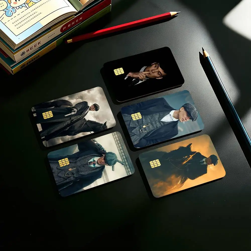 TV series Peaky b-Blinder Credit Card HD Stickers Game Card Decal Small Chip Waterproof Sticker Gift