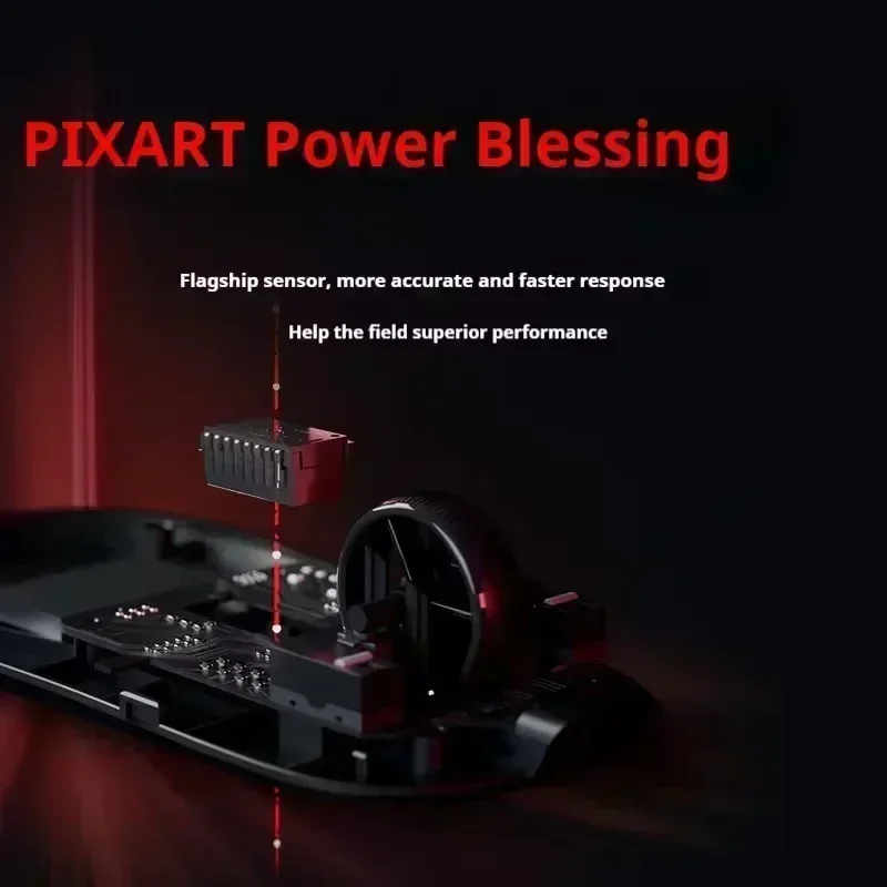 ATK VXE MAD R MAJOR Mouse Gaming 8K Ultra Deluxe PAW3950 Sensor Mouse Nirkabel Ringan Latensi Rendah 36G Sesuaikan Mouse PC