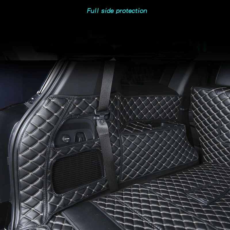 For GAC Motor GS8 2024 Accessories Trumpchi GS8 6/7 Seat Cargo Liner Vehicle Supplies Waterproof Dirt-resistant Lather Trunk Mat