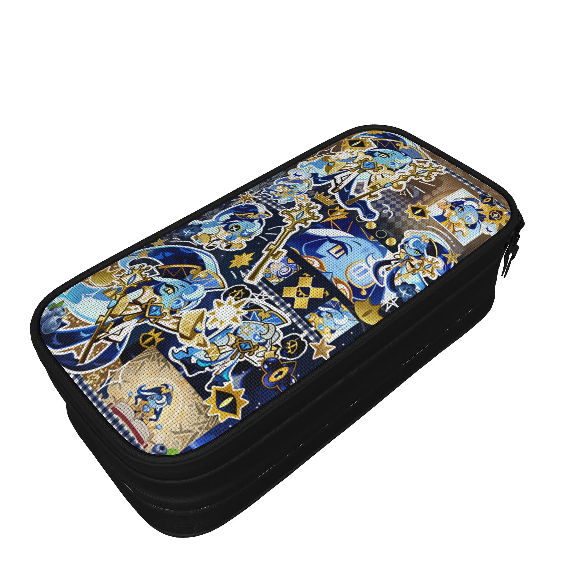 Shadow Milk Pencil Case Cookie Run Kingdom Back To School Pencil Cases Double Layer Child University Pen Box