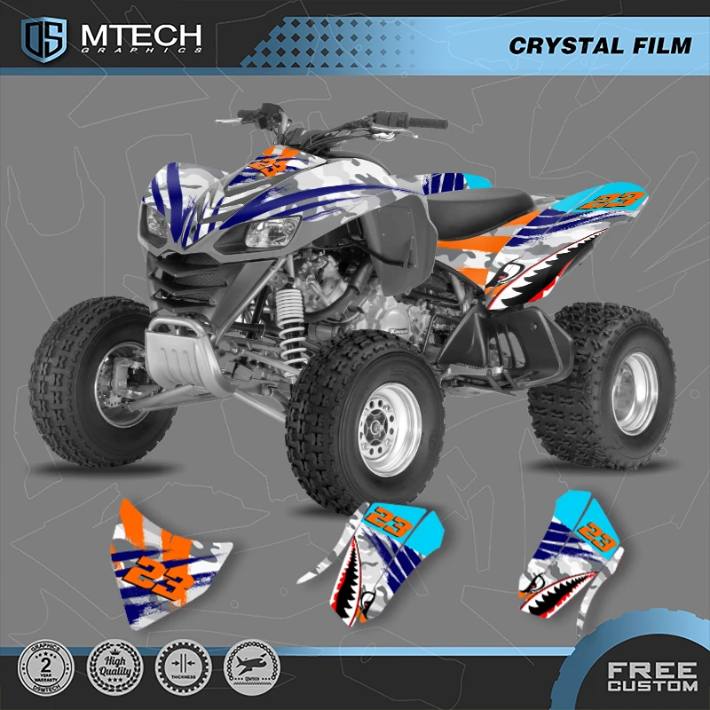 DSMTECH Motorcycle Custom Graphics Decals Stickers Kits For Kawasaki KFX 700 001