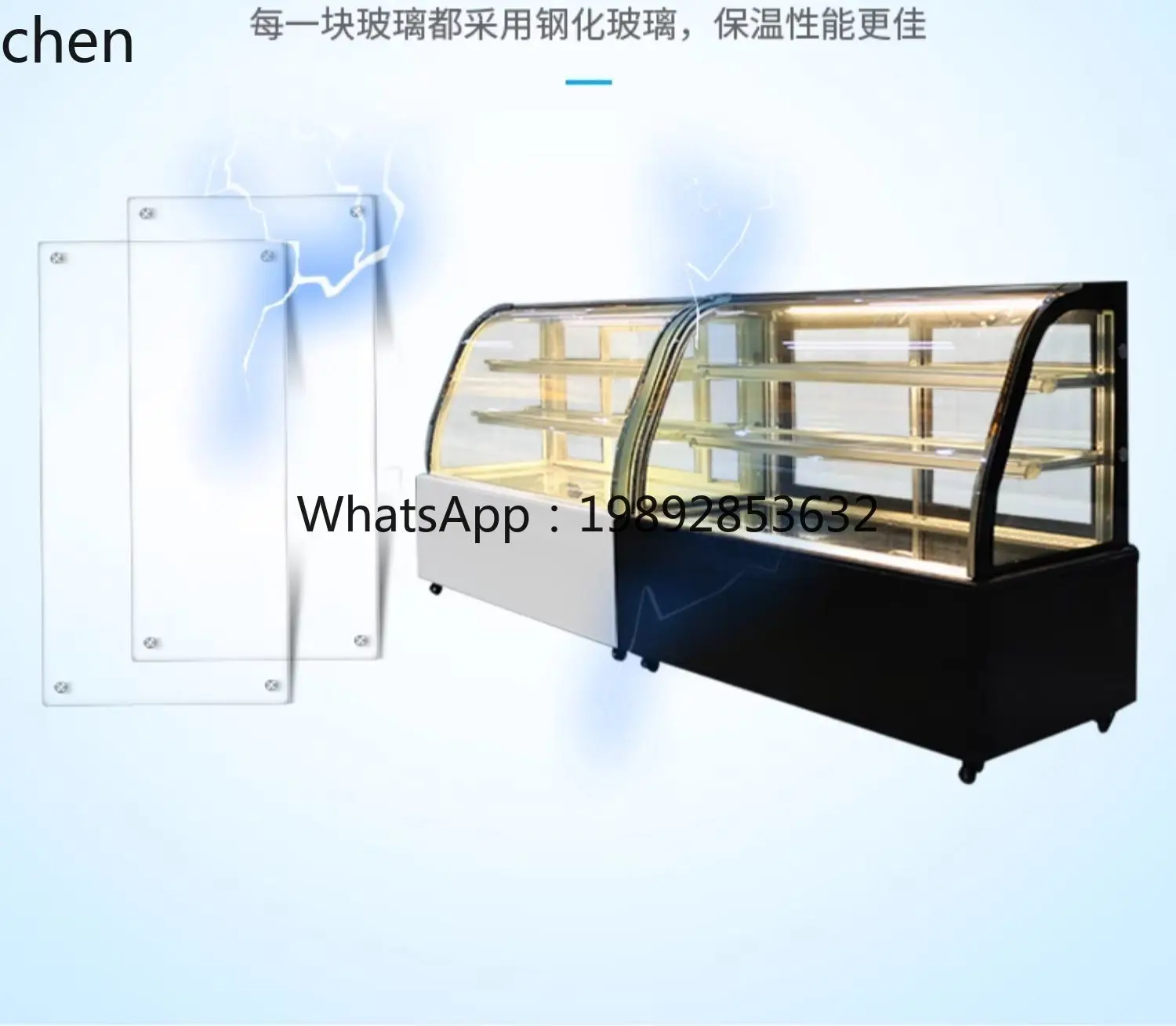 

Витрина-холодильник ZS для тортов, с воздушным охлаждением, для десертов и выпечки, малый вертикальный холодильник для фруктов и свежих продуктов