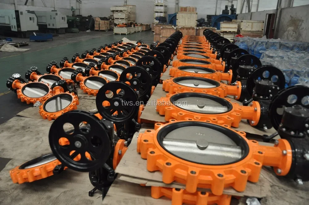 DN400 Lug butterfly valve gearbox with Chain Wheel