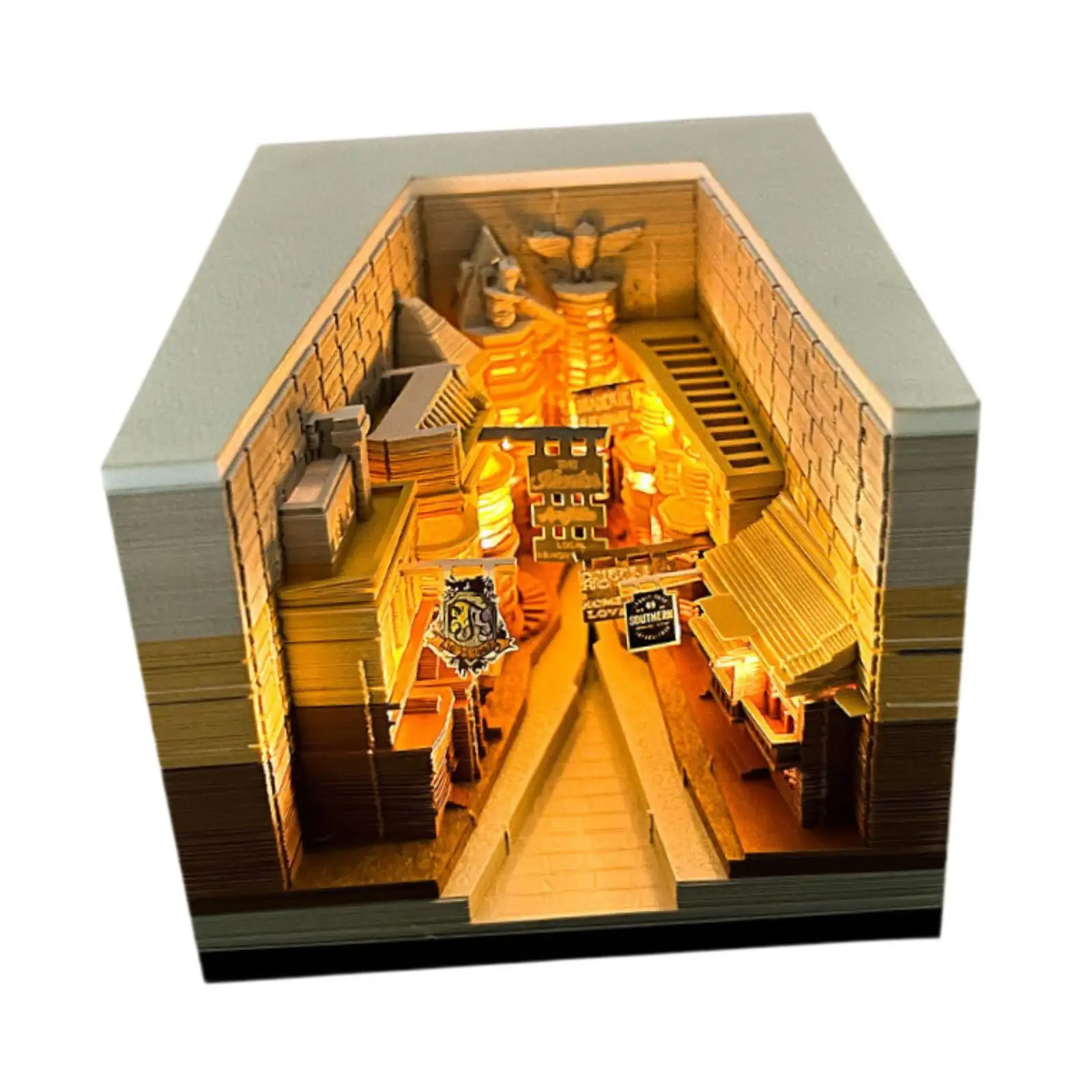 แผ่นจดบันทึกปฏิทินตั้งโต๊ะแนวทแยงพร้อมปฏิทินชิ้นสำหรับงานปาร์ตี้ตามธีม