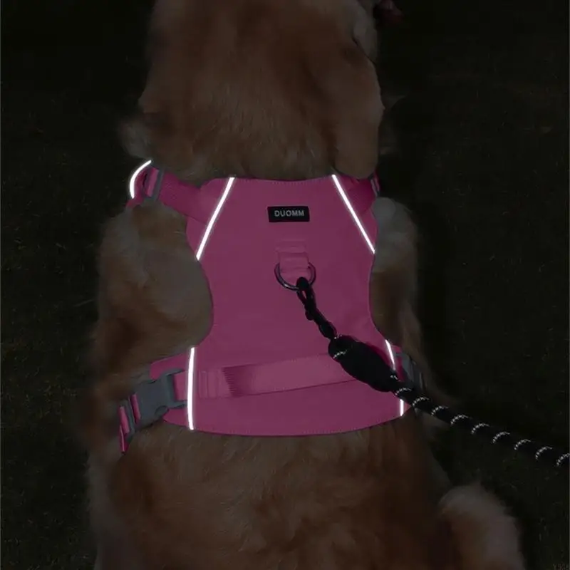 

Pet Harness Dog Chest Harness Outdoor Dog Walk Training Vest Traction Harness Reflective Vest Harness for Large Dogs Y5GB
