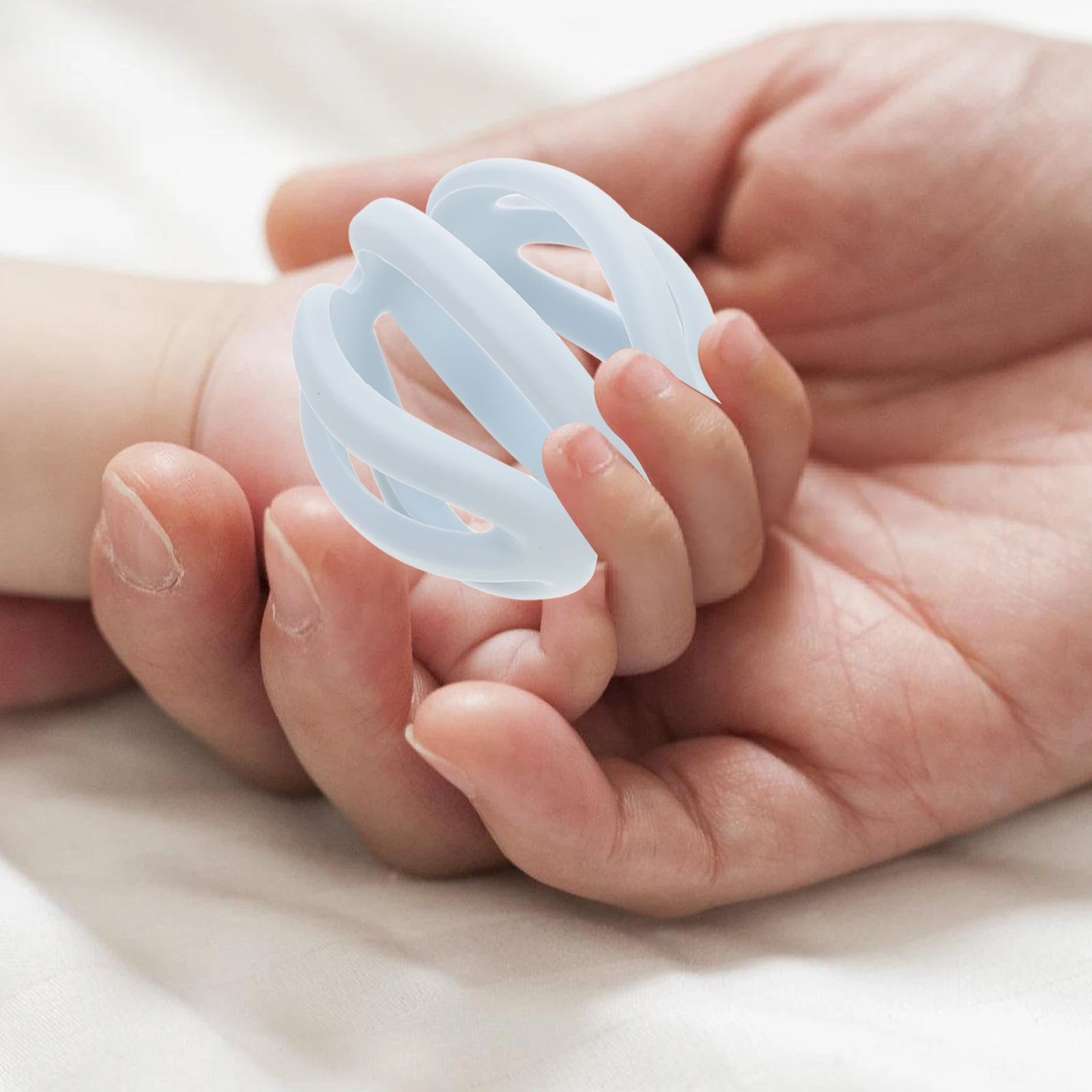 

Creative Baby Grasping Ball Silicone Sensory Toddler Chewable Plaything Hand Eye Coordination Development Gift For Christmas