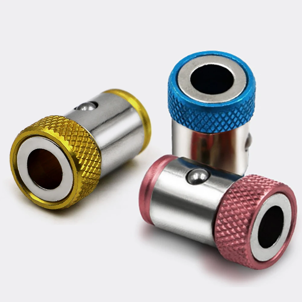 Anello magnetico universale caldo per punta da trapano da 6.35mm 1/4 "magnete potente anello forte magnetizzatore punte per cacciavite elettrico