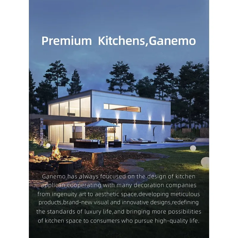 Sleek Hidden Built-in Gas Stove, Integrated Invisible Gas Hob With 4/5 Burners For Modern Minimalist Home Solutions