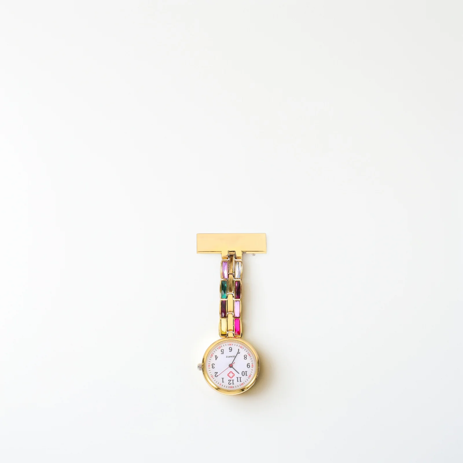 

Nurse Pocket Watch Lightweight Hanging Nursing Timepiece For Women Students Chest Fob Watch Alloy Practical