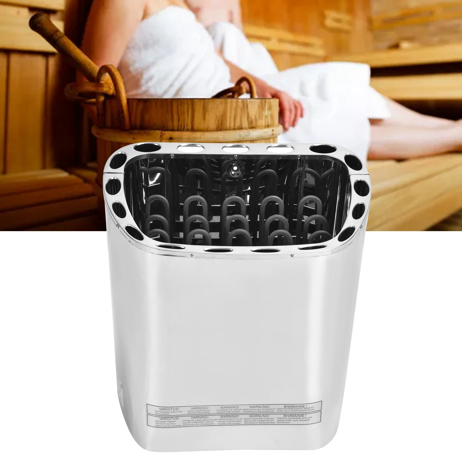 

Sauna Heater Temperature Control Fast Sauna Heater for Home for Sauna Bathing in Small and Medium‑sized Bathrooms