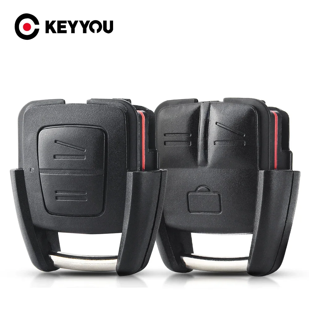 KEYYOU-carcasa para llave de coche, botones para 2/3 automático con mando a distancia OPEL, VAUXHALL, Vectra, Zafira, Omega, Astra h, j, insignia g,