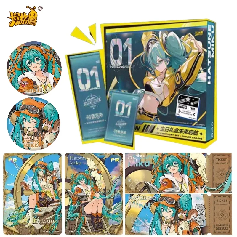 

Коллекционные карточки KAYOU Hatsune Miku: подарочный набор «Future Set Sail» — аниме-атрибутика, подарки для детей и фанатов