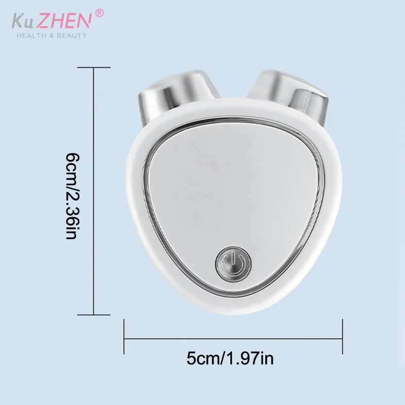 เครื่องนวดหน้าเพื่อกระชับผิวหน้า เครื่องยกกระชับผิวด้วยไมโครเคอร์เรนท์ ลูกกลิ้งกระชับผิว ฟื้นฟูผิวสวย ชาร์จไฟได้ ลดเลือนริ้วรอย