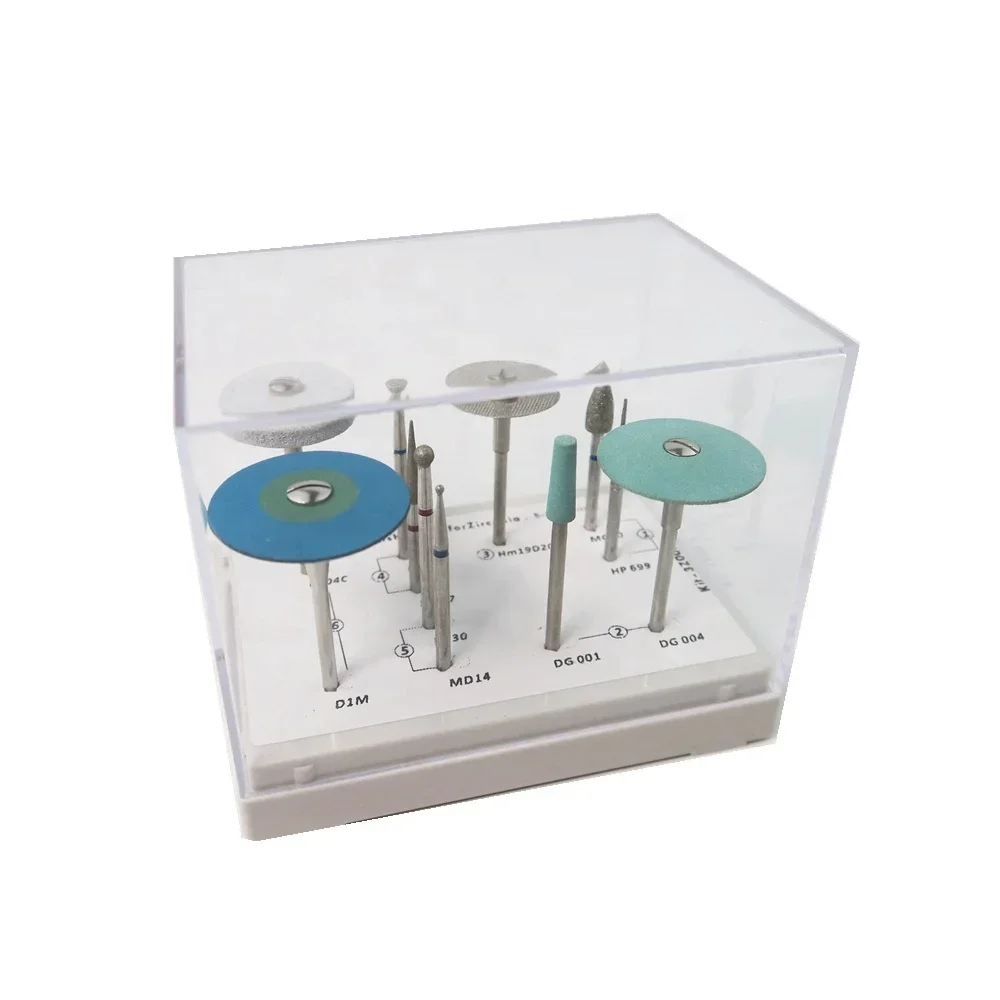 

Zirconias Grindings Polishings Dentals Burs Kit Low Speed Burs