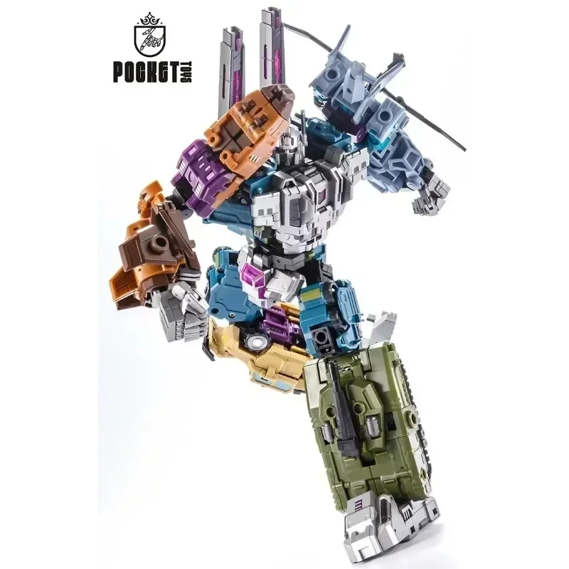 PocketToys Transformatie Bruticus 5 in 1 PT05 PT-05 Combo G1 Battle Titan 27 cm Action Figure Speelgoed Collectible speelgoed Geschenken