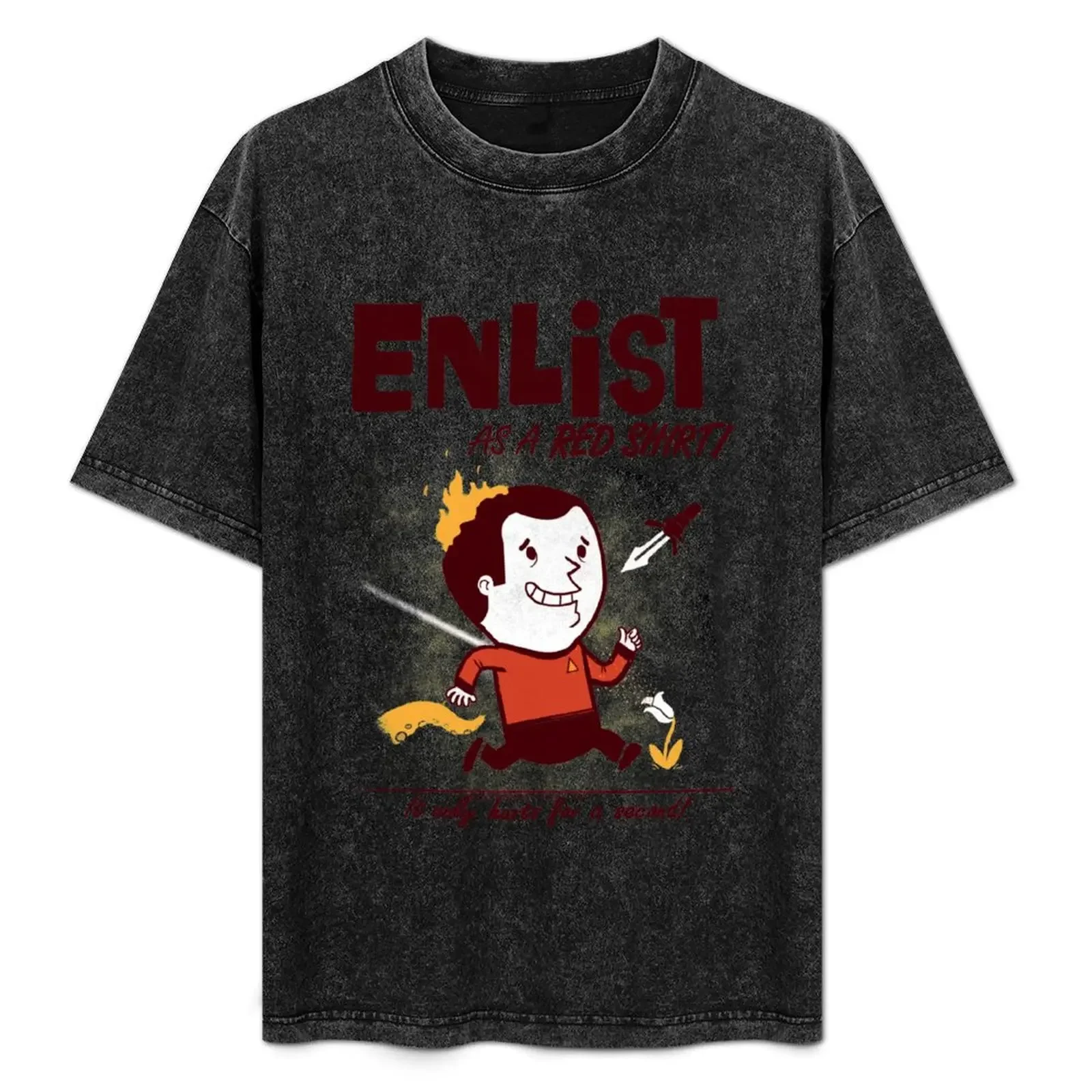 

ENLIST as a Red Shirt! T-Shirt Simple Graphic Design T-Shirt