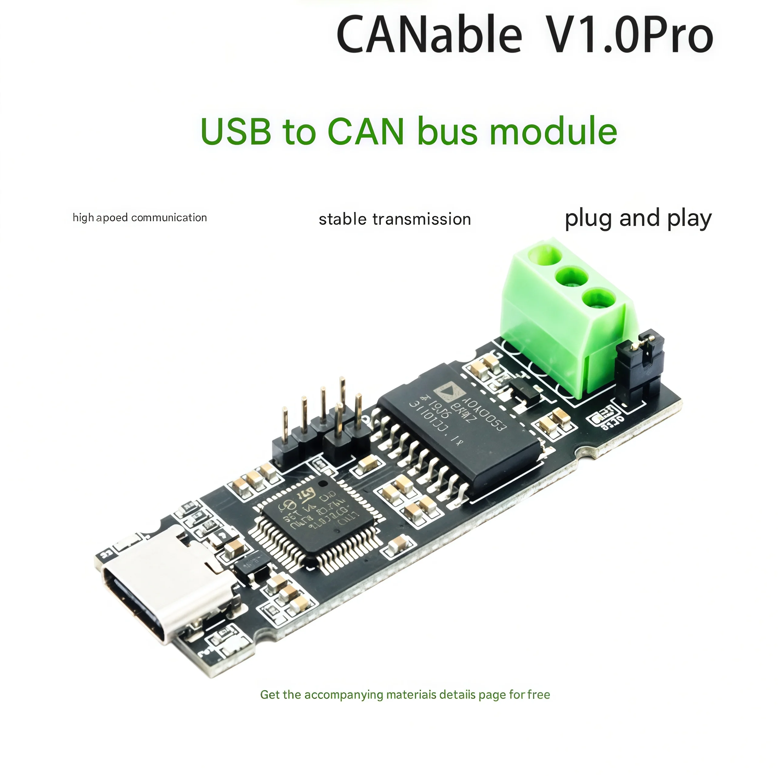 CANable 1.0/2.0 CAN Analyzer USB to CAN Adapter, Brand New Original