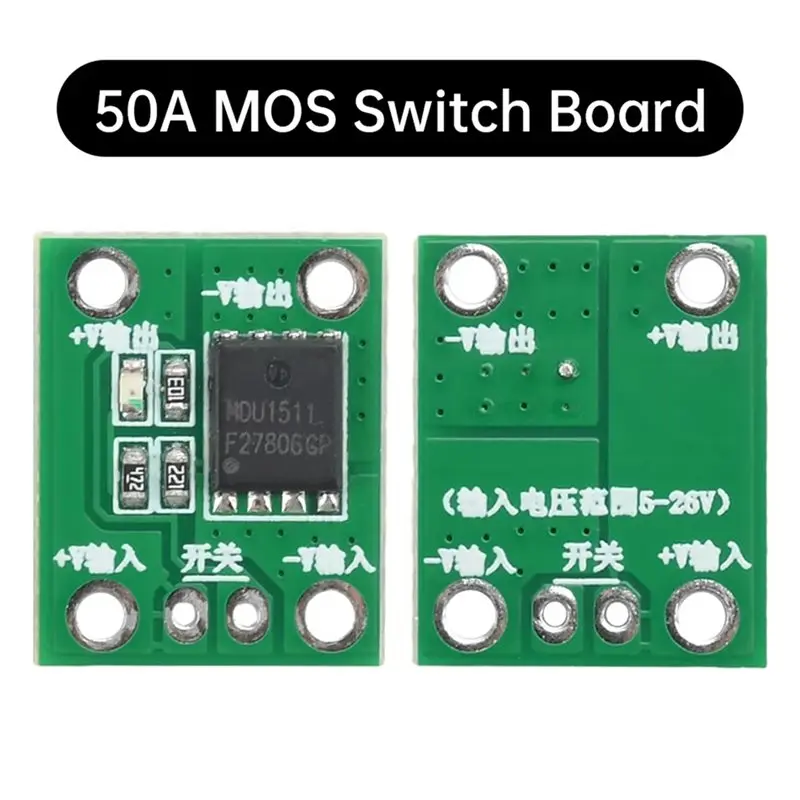 ABJF-20A 50A 100A 5-26V High Power MOS Trigger Driver Module Field Effect Tube PWM Regulation Electronic Switch Control