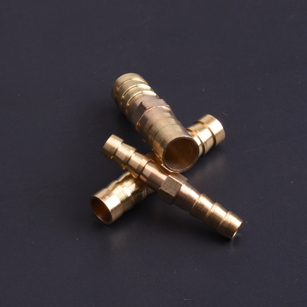 Brass Straight Hose Pipe Fitting Equal Barb 3mm 4mm 5mm 6mm 8mm 10mm  16mm 19mm 25mm Gas Copper Barbed Coupler Connector Adapter