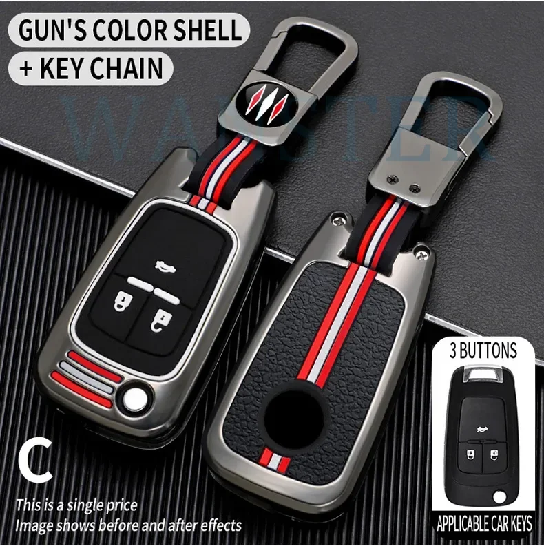 Car Key Cover Fob Case Shell for Buick for Opel Vauxhall Insignia Astra J Mokka Zafira GL8 for Chevrolet Cruze Malibu Aveo Lova