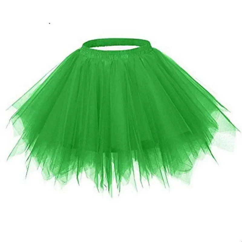 Halloween Party Princess Wedding Mesh Skirt Tutu Skirt mid Waist H Type Bat Shape PVC Fabric Irradiation Silk Glossy