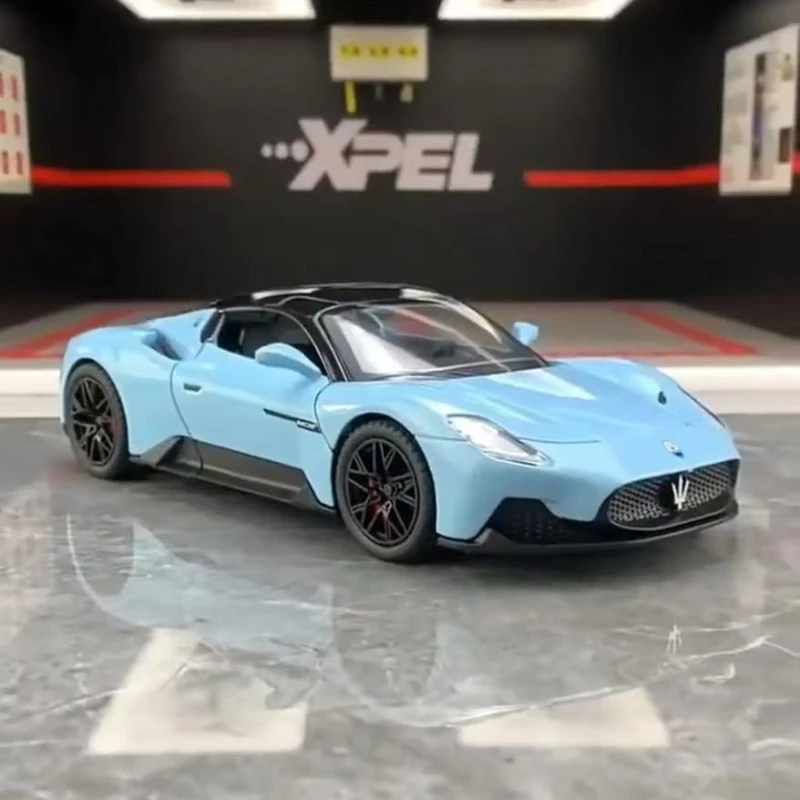 1:22 Maserati MC20 garçon son et lumière retirer jouet en métal simulation pour enfants modèle de voiture en alliage modèle de voiture jouet cadeau pour enfants.