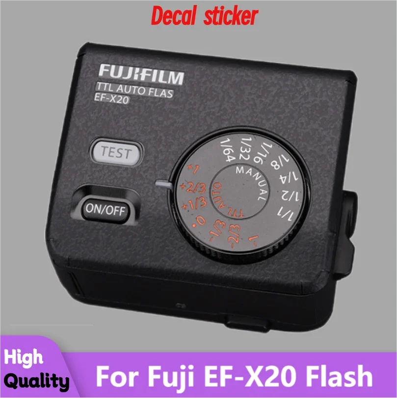 For Fuji EF-X20 Flash Speedlight Premium Decal Skin Protective Cover Sticker