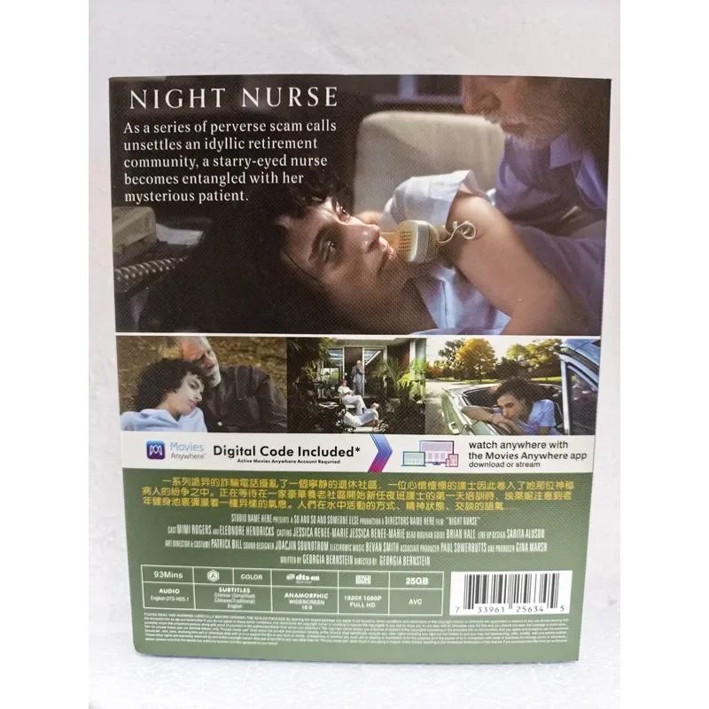 Blu-ray Disc Night Nurse Movie High Definition Video Collection