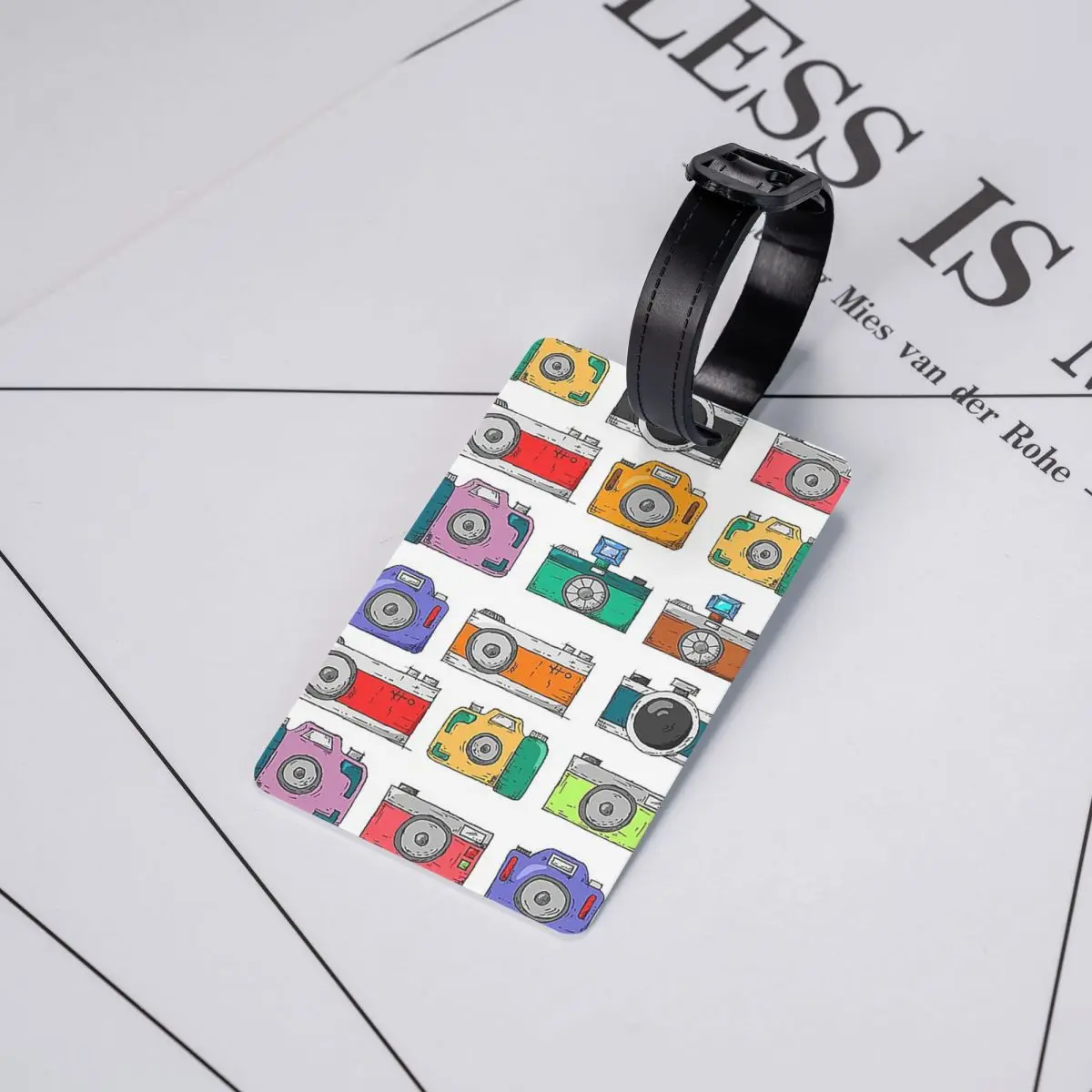 

Ретро-бирки для багажа в виде фотоаппарата, аксессуары для чемоданов, этикетки для путешествий, держатели для идентификационных бирок, именные адресные таблички