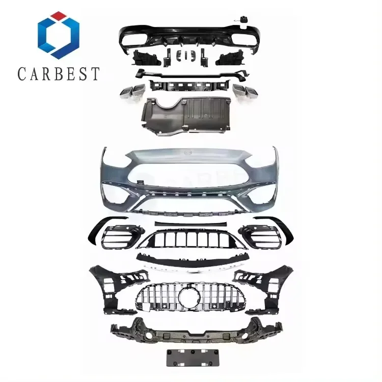 2023 Factory Auto Car Body Parts Hot Sale C-Class W206 Facelift Upgrade to C63  Body Kit Made of Plastic